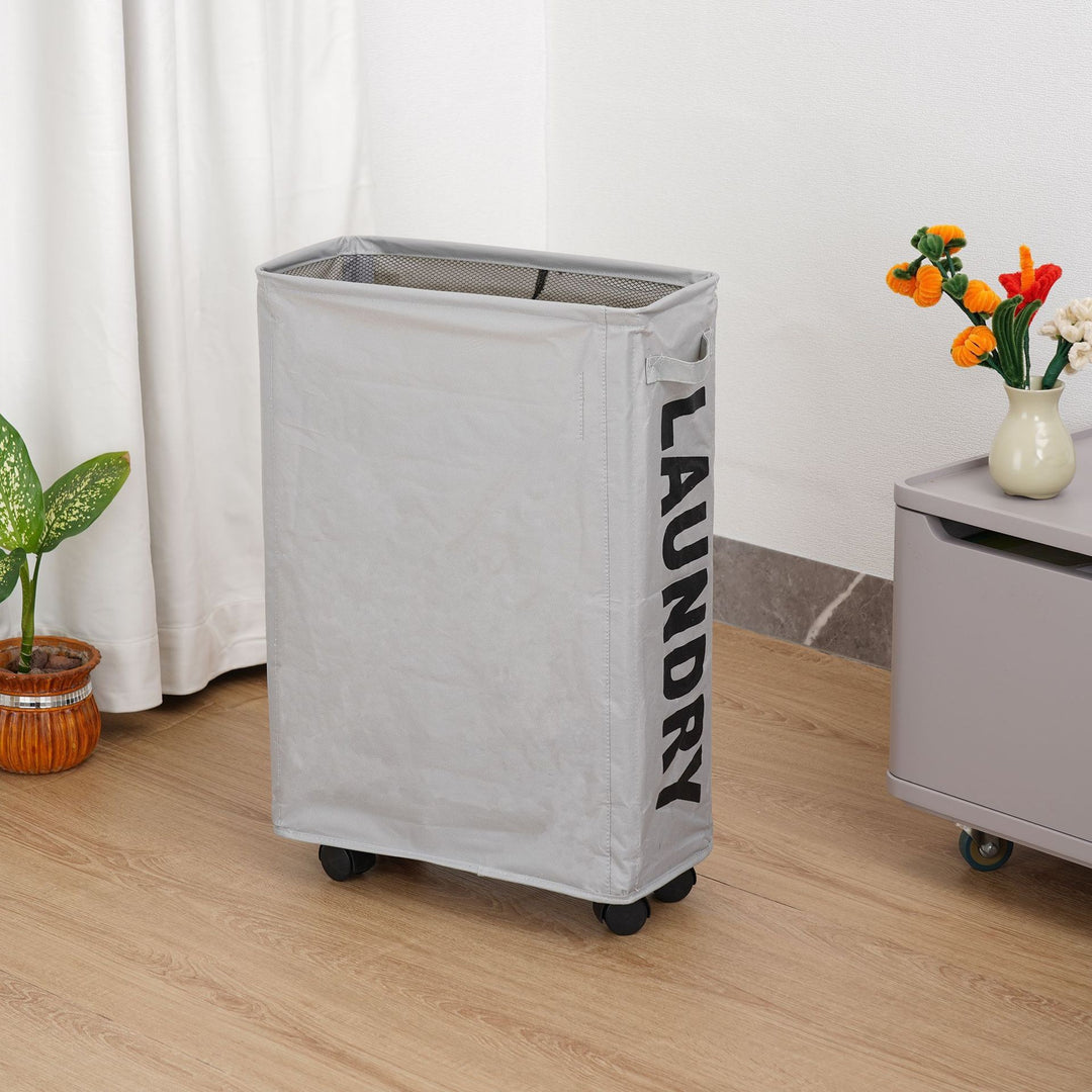 Laundry basket with wheels Kalsten