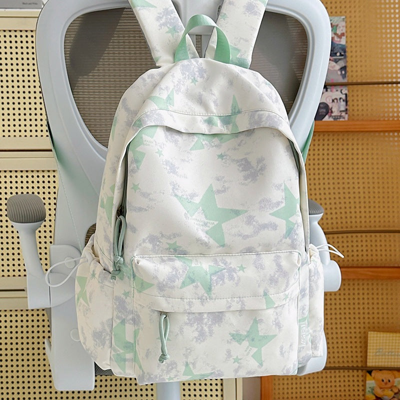 Trendy Star-Printed Backpack Kalsten