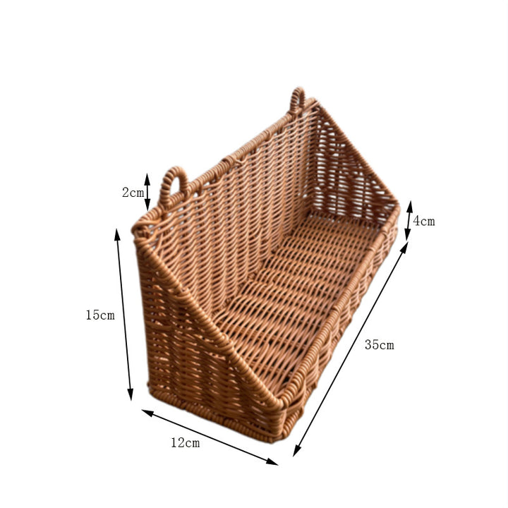 Rustic Woven Storage Tray Kalsten