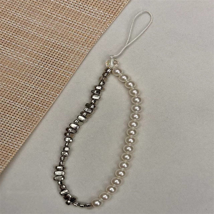 Elegant Pearl and Metallic Bead Eyewear Chain Kalsten