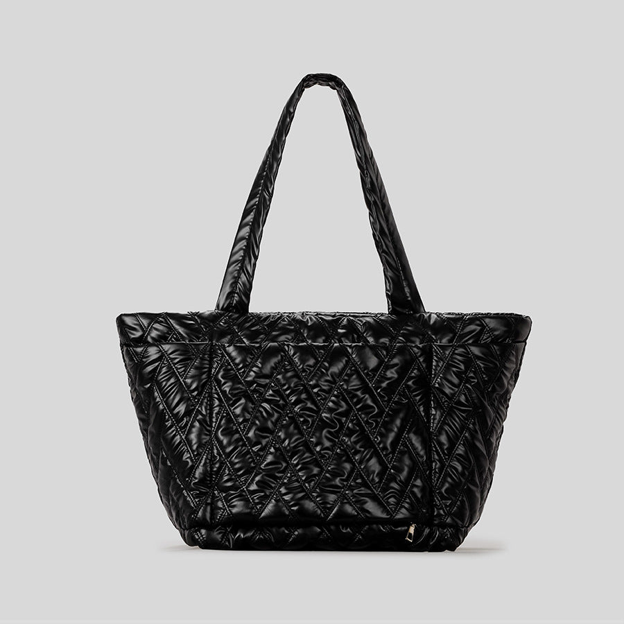 Quilted Shimmer Everyday Tote