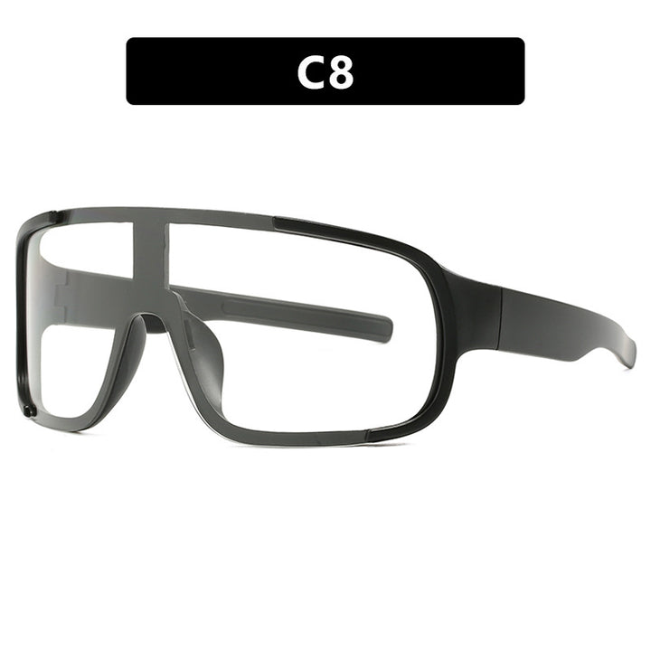 Women's sporty UV protection sunglasses with wide, aerodynamic shape Kalsten