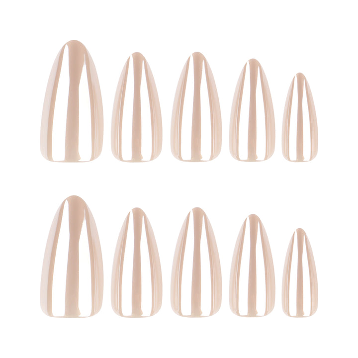 Elegant Stiletto Nails with High Gloss Finish Kalsten