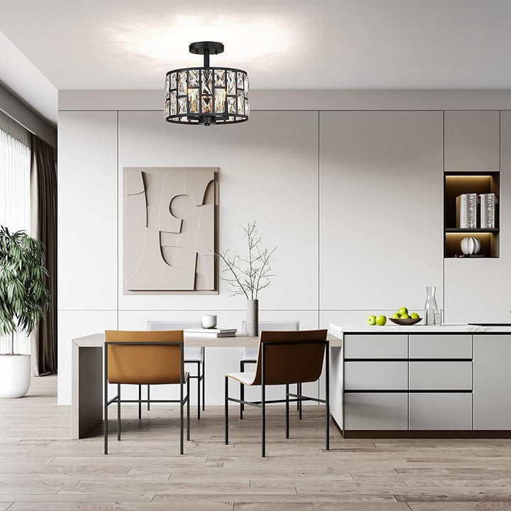 Crystal Globe Pendant Light