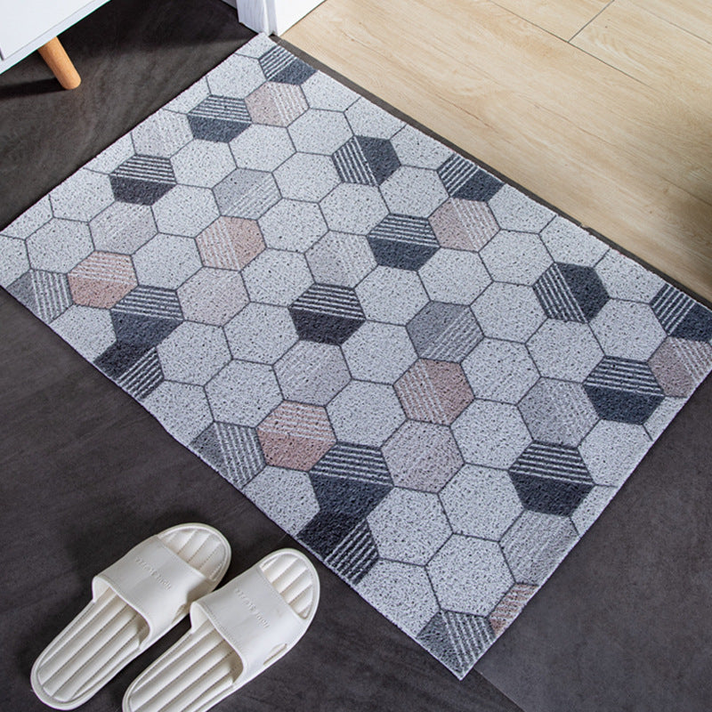 Geometric Patterned Entrance Mat