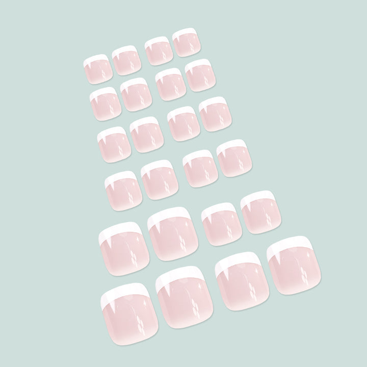 French Toenail Art Kalsten