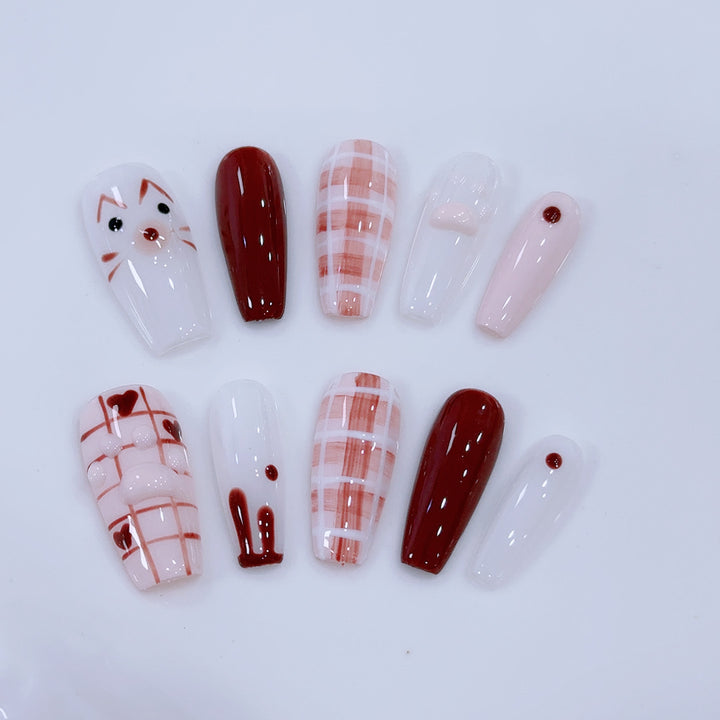Artistic 3D Nail Art Tips Set