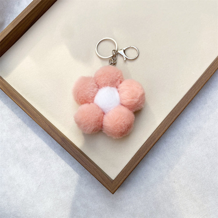 Floral Plush Keychain kalsten