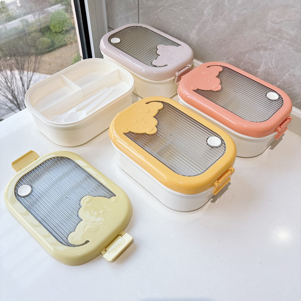 Cute Bear-Themed Food Storage Container