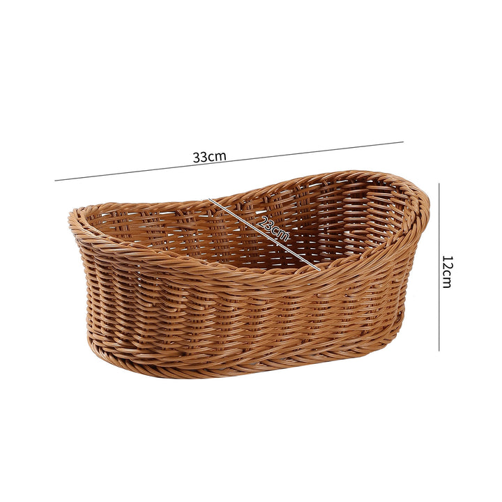 Unisex Elegant oval storage basket made of natural materials Kalsten