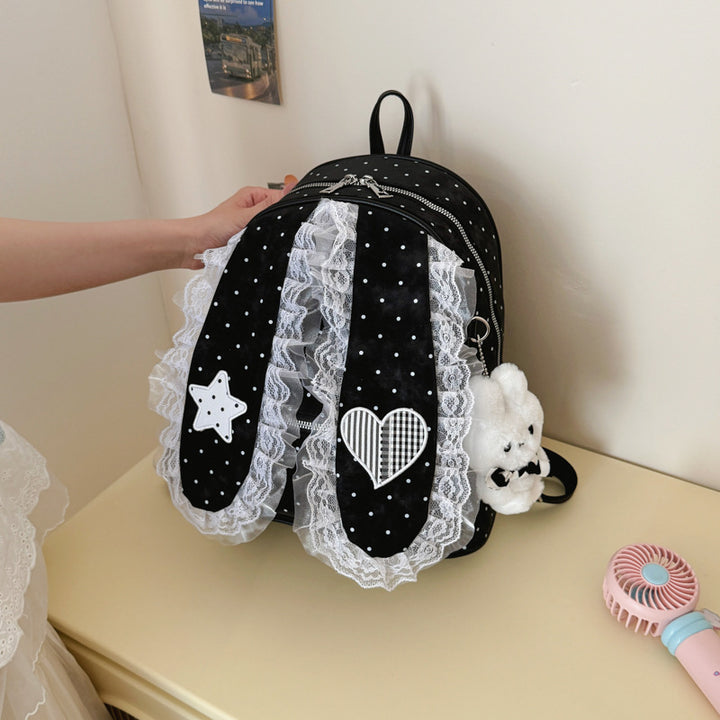 Cute Bunny-Ear Plush Backpack Kalsten