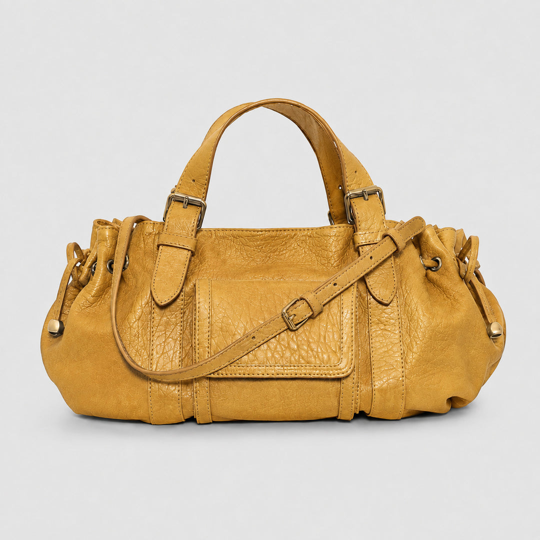 Luxurious Textured Leather Handbag
