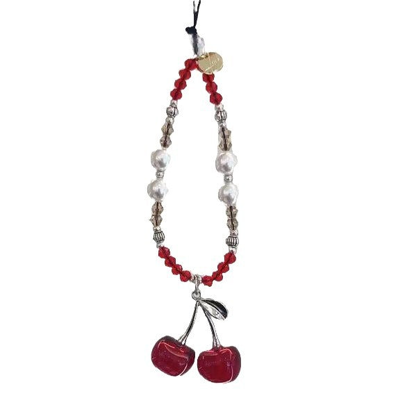 Charming Cherry Pendant Phone Charm Holder Kalsten