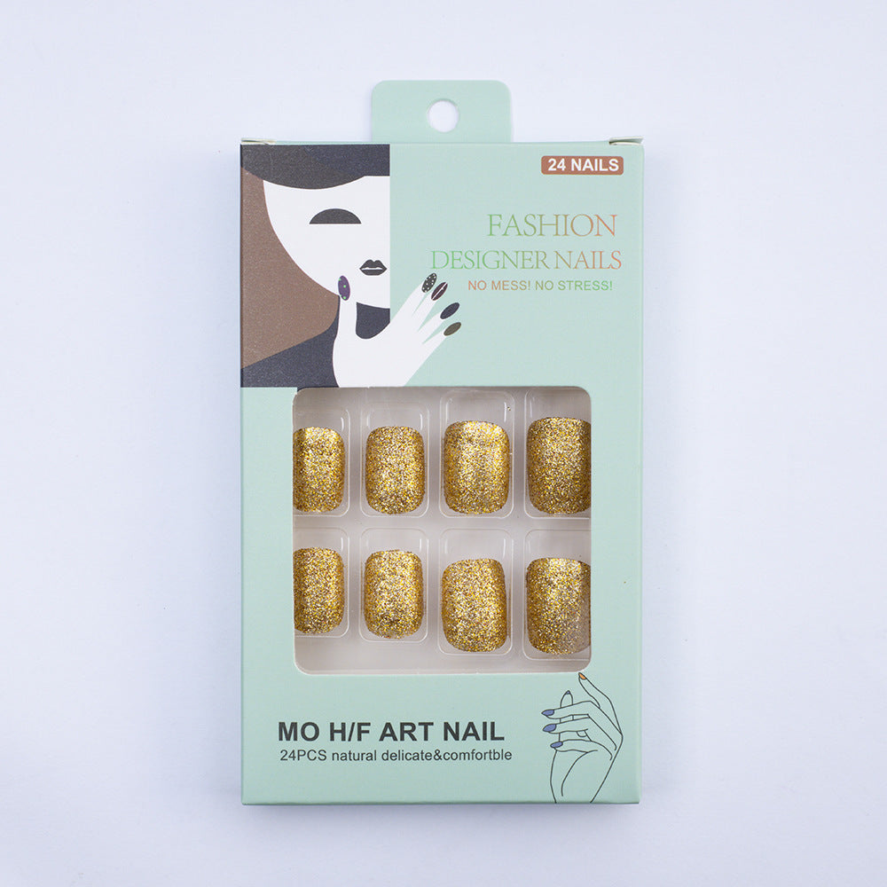 Glitter Artificial Nails Kalsten