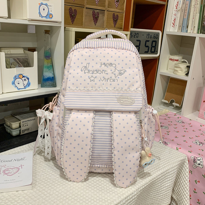 Cute Bunny Ear-Themed Backpack Kalsten