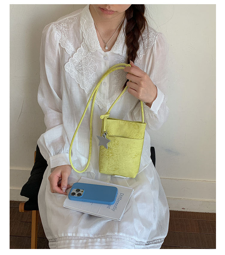 Fashionable shoulder bag with braided shoulder strap Kalsten