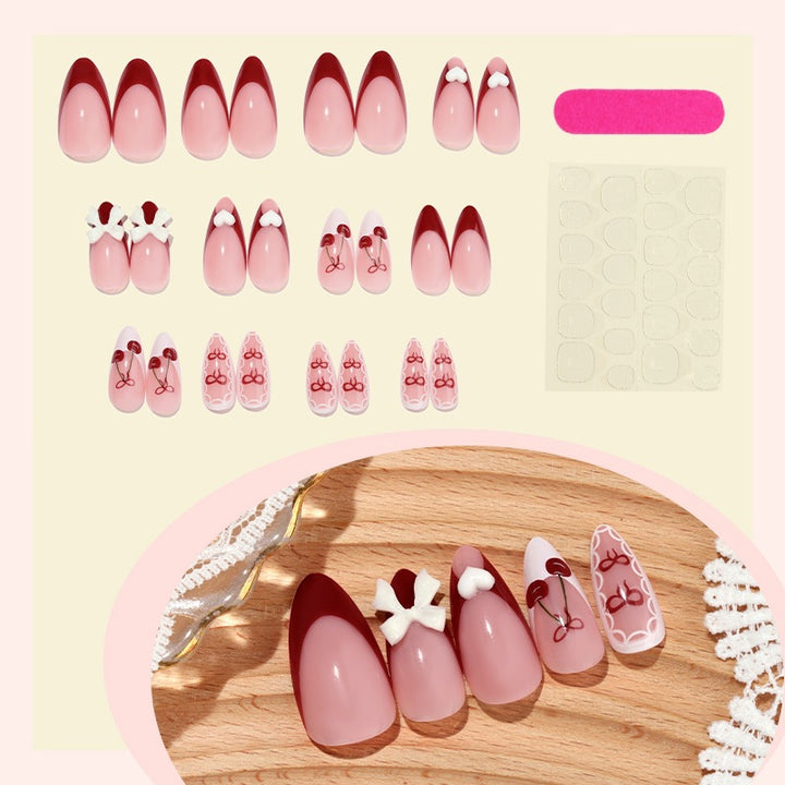Artificial nail set with playful accents Kalsten