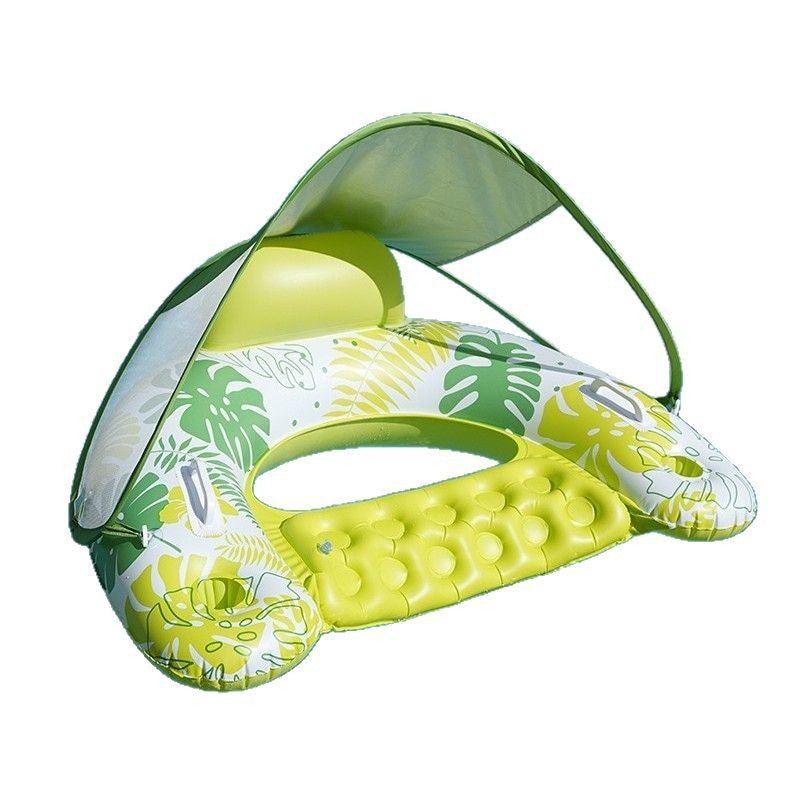 Inflatable Pool Lounger with Canopy Kalsten