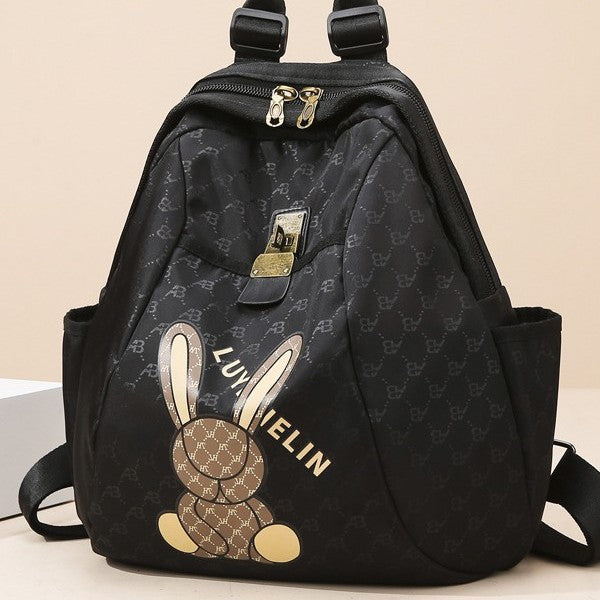 Cute Bunny Print Backpack Kalsten