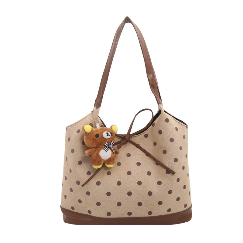 Playful Polka Dot Tote Bag