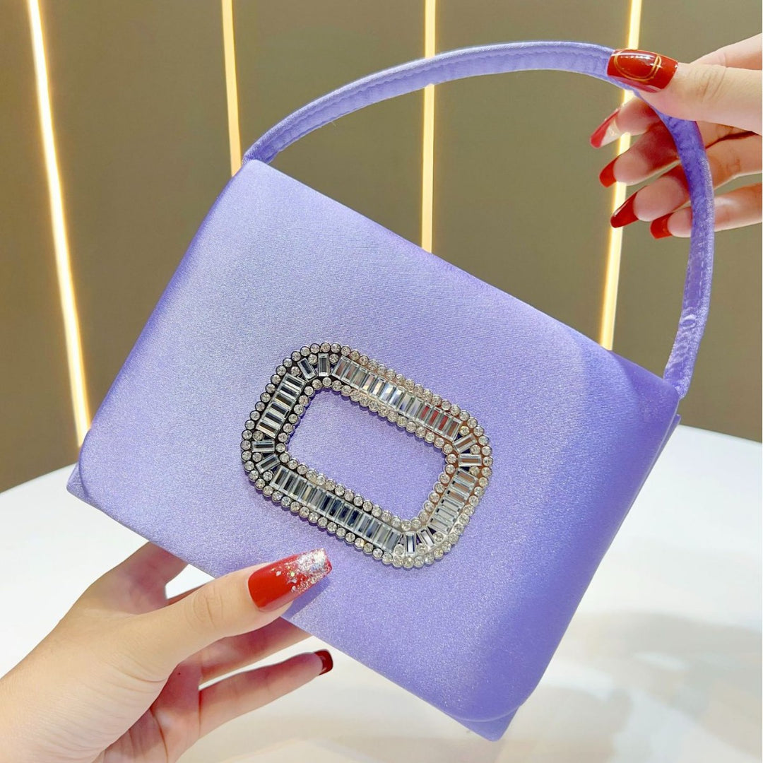 Stylish Satin Evening Handbag