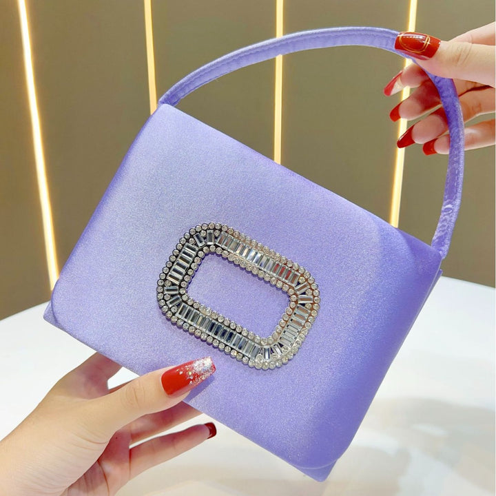 Stylish Satin Evening Handbag