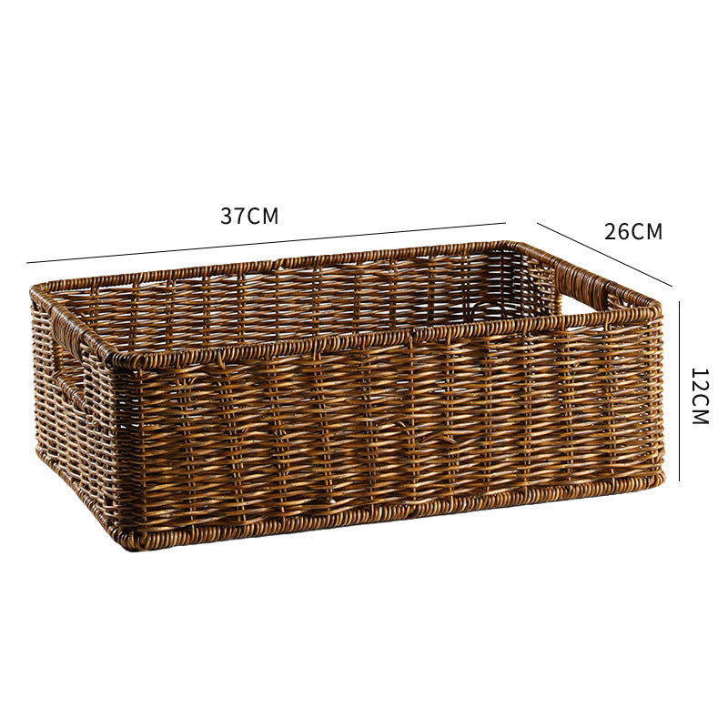 Rectangular Handwoven Storage Organizer Kalsten