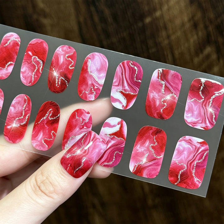 Artistic Watercolor Nail Wraps