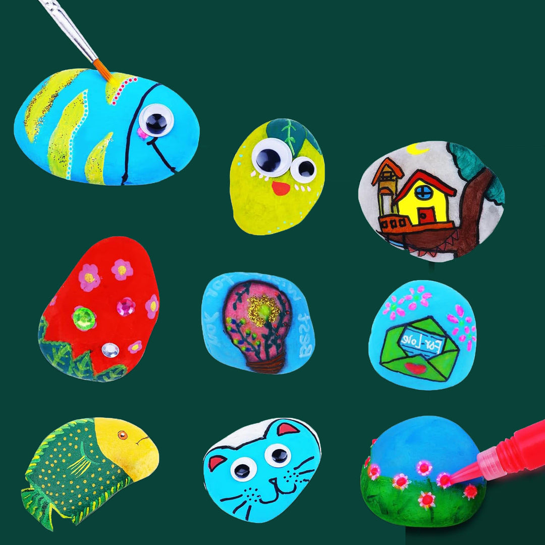 Unisex Creative Paint and Craft Set with Stone Motifs Kalsten