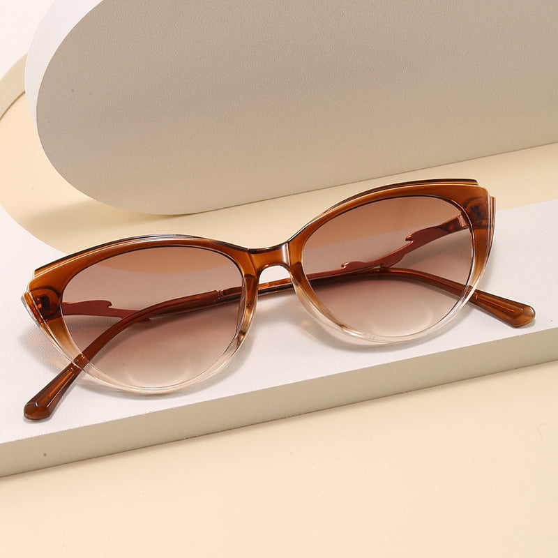 Fashionable Cat-Eye Glasses with Filigree Design Kalsten