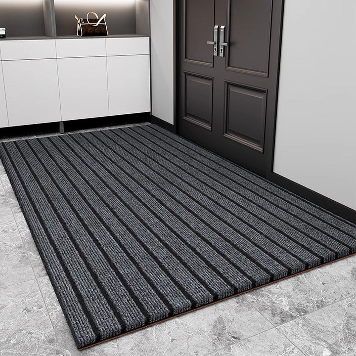 Elegant Striped Entrance Mat Kalsten