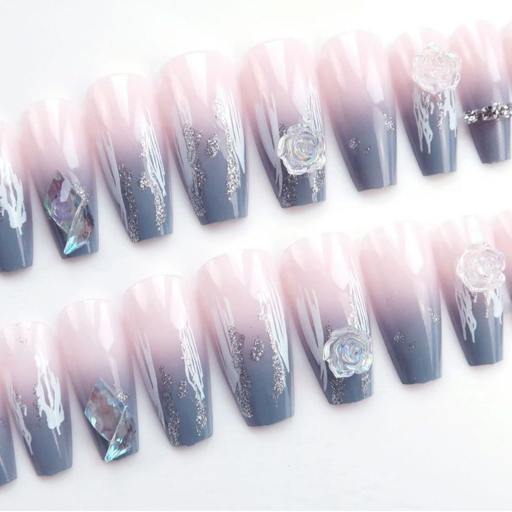 Artistic Press-On Nail Set