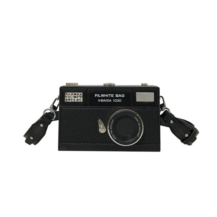 Vintage Camera Style Crossbody Bag