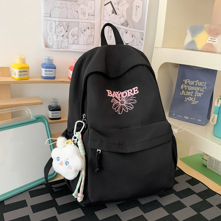Floral Embroidered Casual Backpack Kalsten