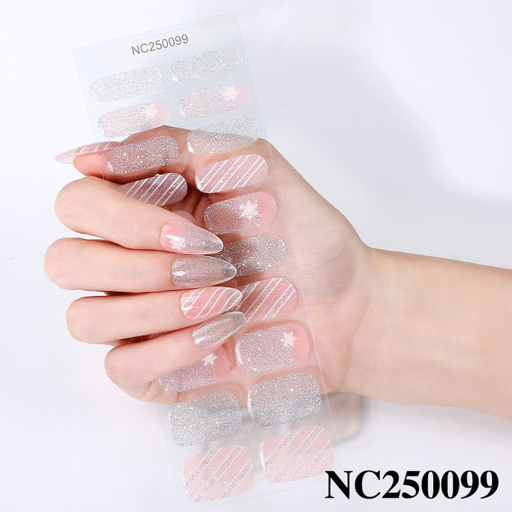 Elegant Floral Design Nail Wraps