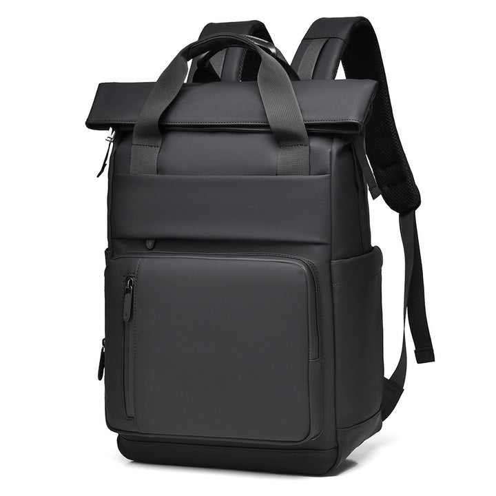 Multi-Pocket Waterproof Roll-Top Backpack Kalsten