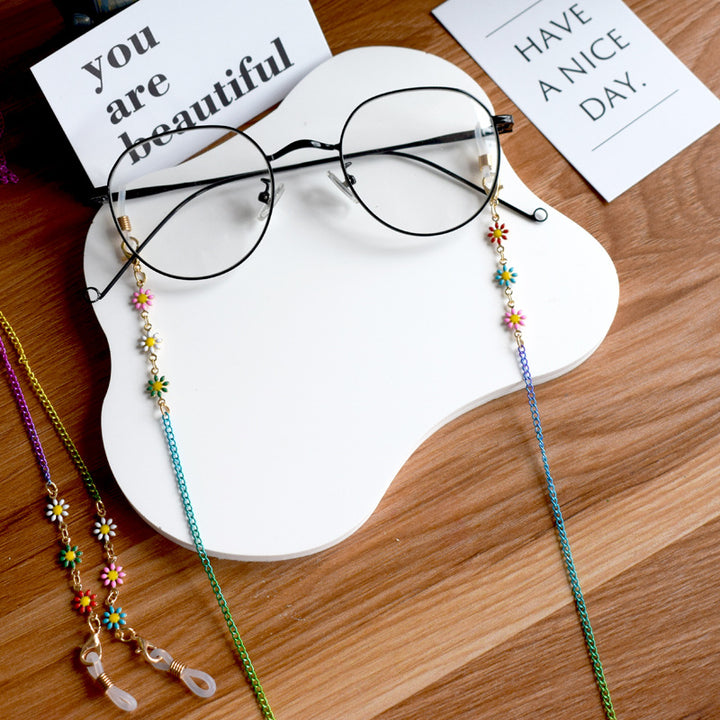 Floral Patterned Eyewear Chain Kalsten