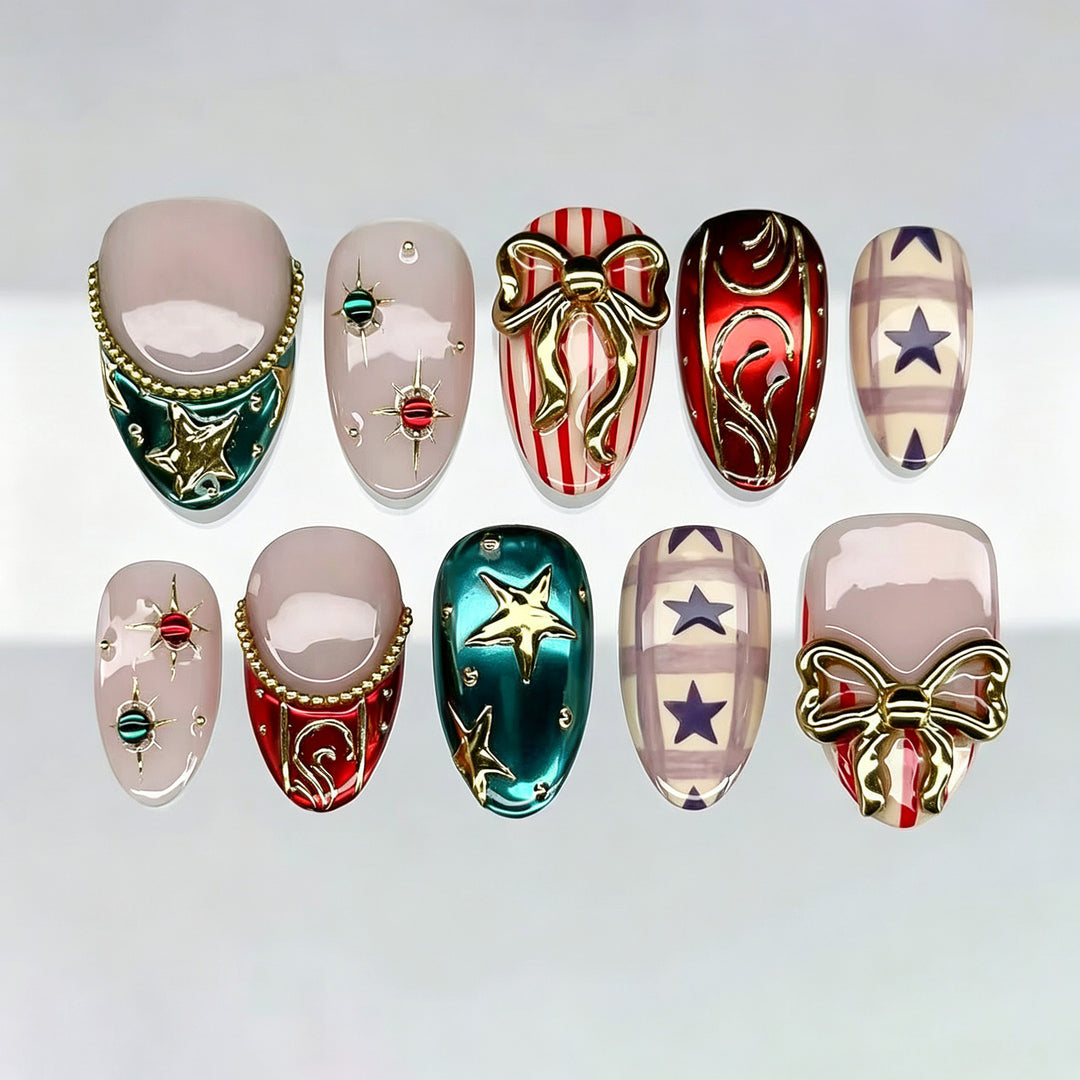 Christmas Nail Art Set
