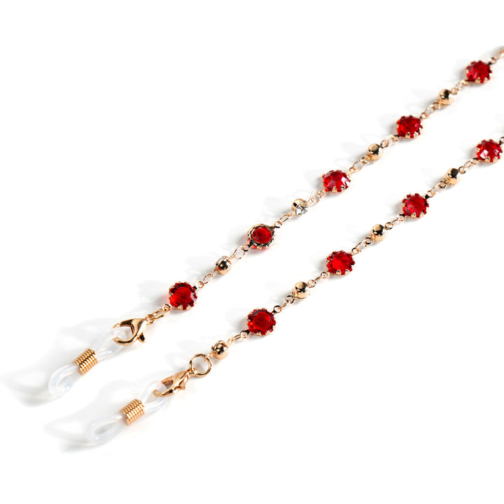 Crystal-Embellished Eyewear Chain kalsten