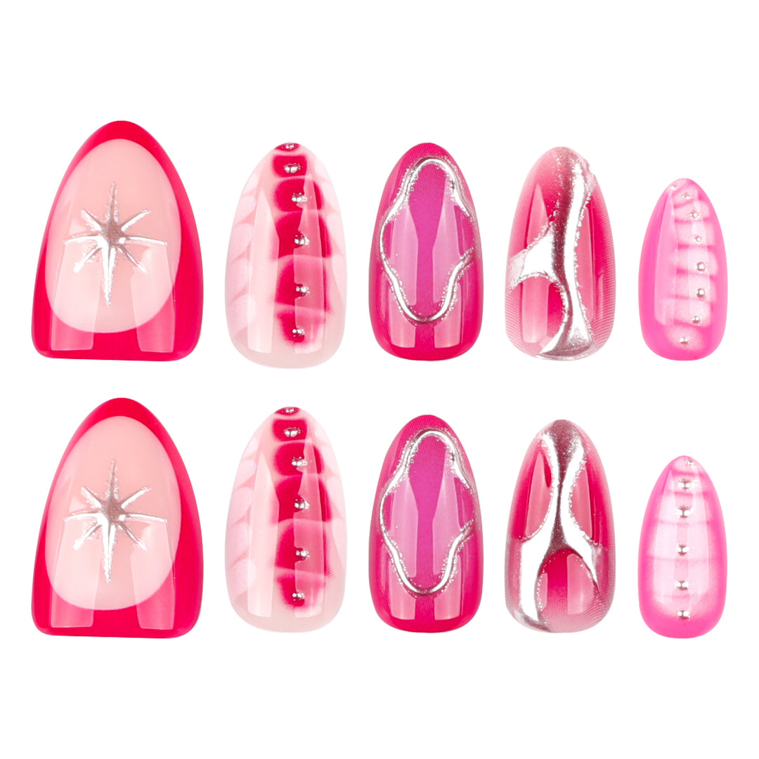 Artistic Nail Art with Decorative Effects Kalsten