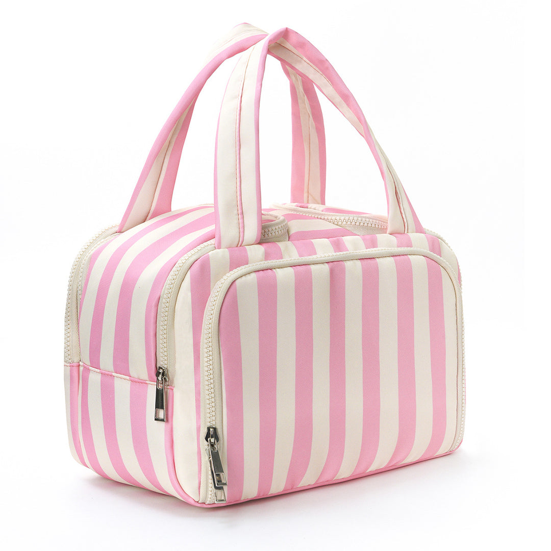 Cosmetic bag with stylish striped pattern Kalsten