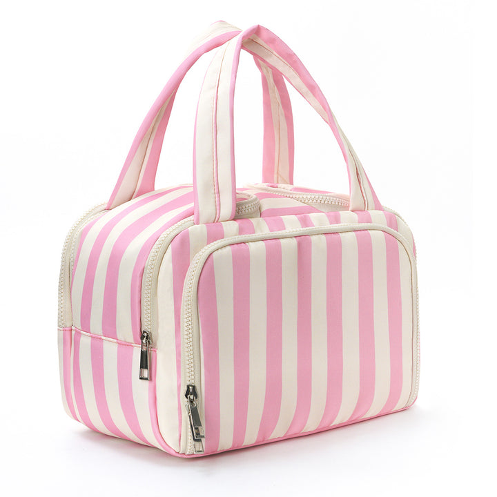 Cosmetic bag with stylish striped pattern Kalsten