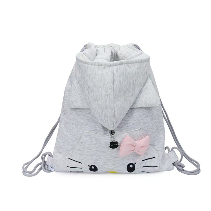 Whimsical Character Drawstring Backpack Kalsten