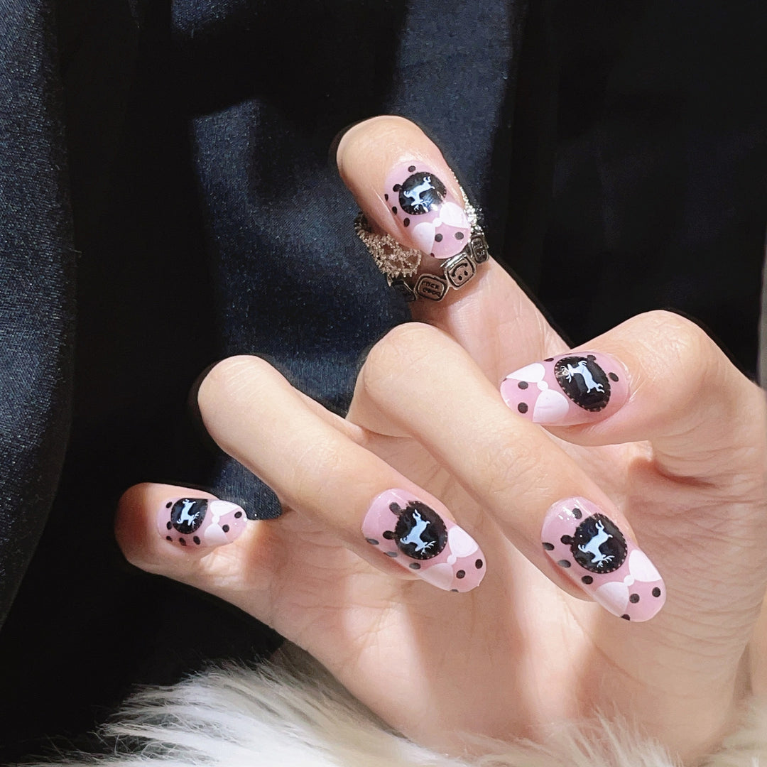 Fun Themed Press-On Nail Art Set
