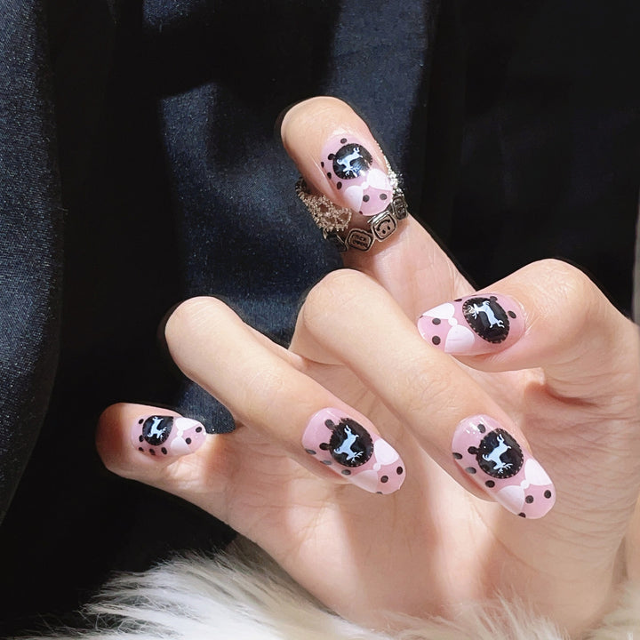 Fun Themed Press-On Nail Art Set