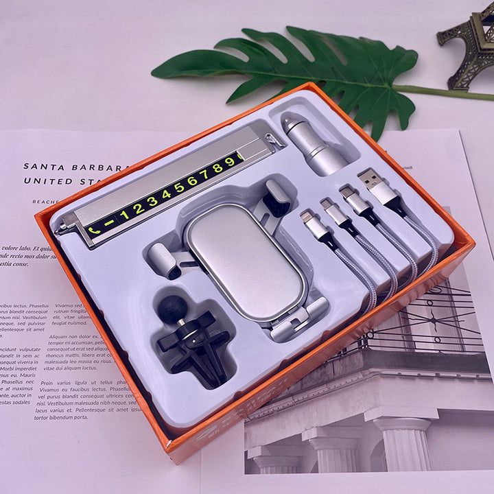 Unisex cordless car charging holder with integrated phone holder Kalsten