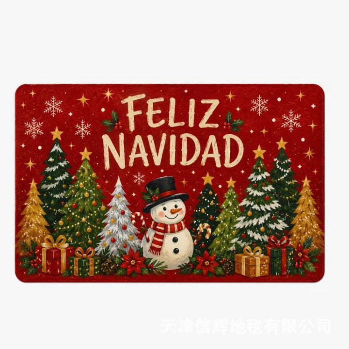 Festive Christmas-Themed Door Mat Kalsten