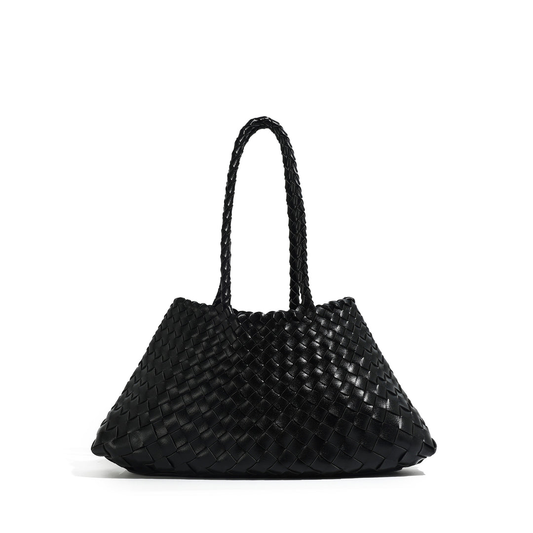 Handcrafted Woven Leather Tote Kalsten