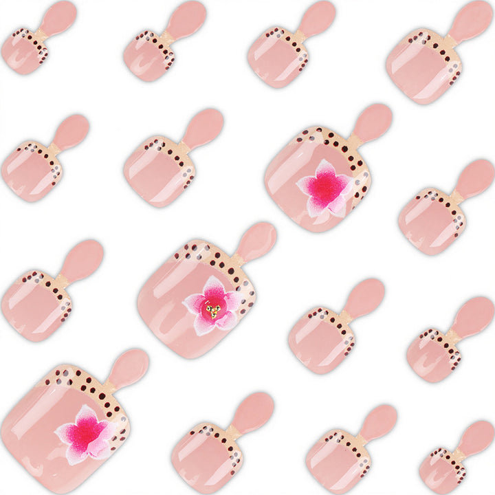 Floral Art Press-On Nail Design Kalsten