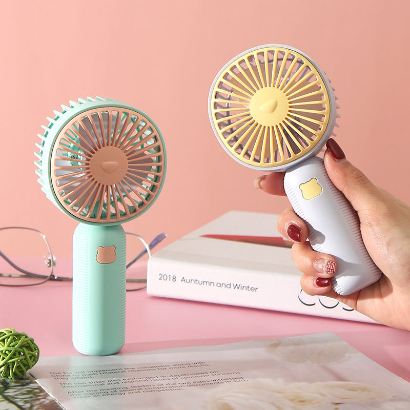 Ladies Portable Hand Fan with Ergonomic Handle and Flexible Air Circulation Kalsten